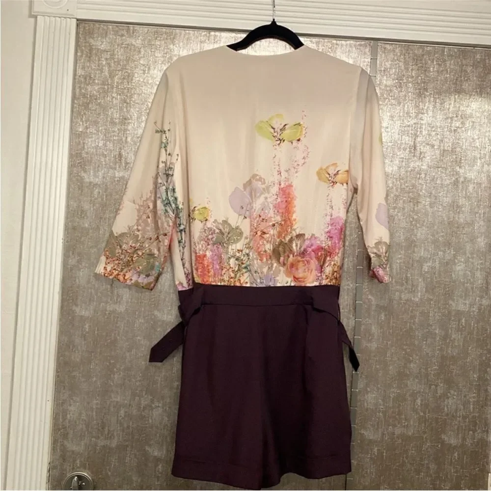 Ted Baker floral romper, L